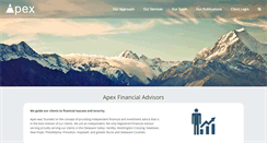 Desktop Screenshot of apexfinancialadvisors.com